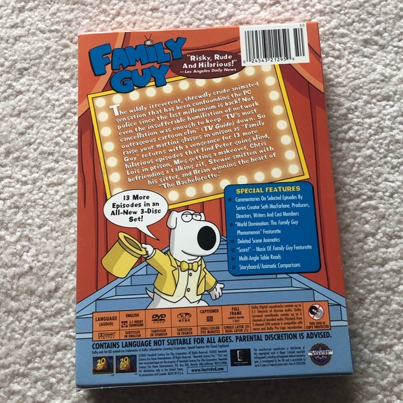Family Guy Volume 3 DVD - Picture 2 of 2